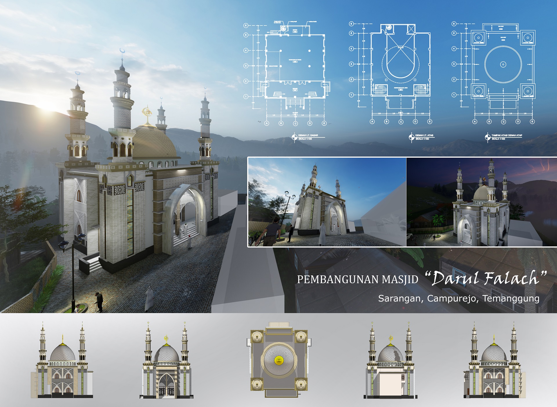 RENOVASI MASJID DESA SARANGAN TEMANGGUNG